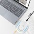 Mouse Jiggler Undetectable Mouse Mover With Timer Function LED Lights Plug Play Move Mechanical Turntable Pad White