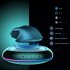 Mouse Jiggler Undetectable Mouse Mover With Timer Function LED Lights Plug Play Move Mechanical Turntable Pad White