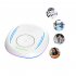 Mouse Jiggler Undetectable Mouse Mover With Timer Function LED Lights Plug Play Move Mechanical Turntable Pad White