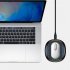Mouse Jiggler Undetectable Mouse Mover With Timer Function LED Lights Plug Play Move Mechanical Turntable Pad White