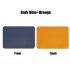 Mouse  Pad  Double sided  Non slip Plain Color Waterproof Leather Gaming Mouse Mat Blue orange