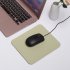 Mouse  Pad  Double sided  Non slip Plain Color Waterproof Leather Gaming Mouse Mat Brown grey