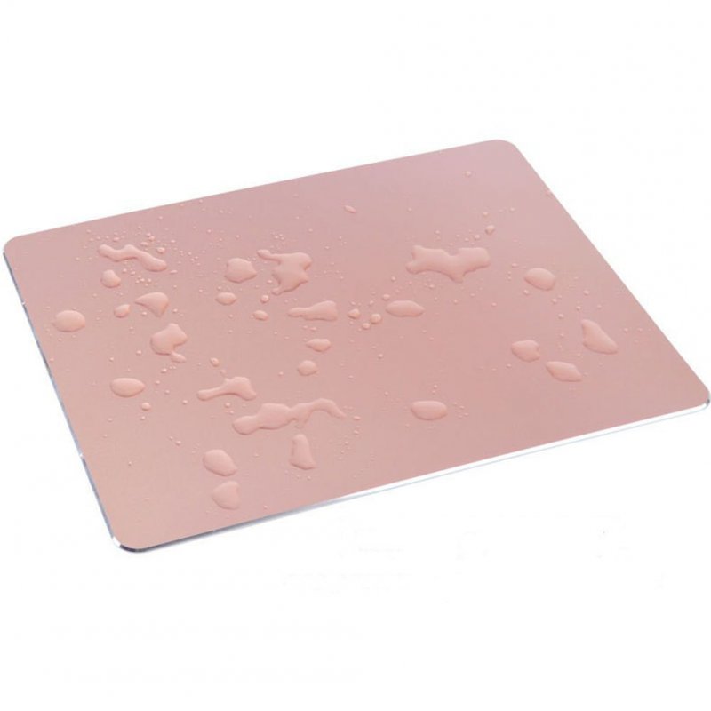 Mouse Pad Durable Portable Non-Slip Waterproof Keyboard Pad Mat For Esports Pros Gamer Desktop Office Home Rose gold