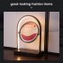 Moving Sand Art Lamp Sand Lamp With LED Light Transparent Glass Stainless Steel Bracket 3D Mobile Sand Painting Table Lamp Decor For Bedroom Living Room black q