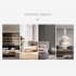 Moving Sand Art Lamp Sand Lamp With LED Light Transparent Glass Stainless Steel Bracket 3D Mobile Sand Painting Table Lamp Decor For Bedroom Living Room black q