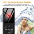 Mp3 Music Player Bluetooth Portable Mp4 Fm Radio External Ultra thin Black