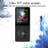 Mp3 Music Player Bluetooth Portable Mp4 Fm Radio External Ultra thin Black