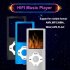 Mp3 Music Player Mini Hifi Portable Support Multiple Formats Music Player white