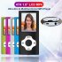 Mp3 Music Player Mini Hifi Portable Support Multiple Formats Music Player blue