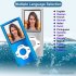 Mp3 Music Player Mini Hifi Portable Support Multiple Formats Music Player blue