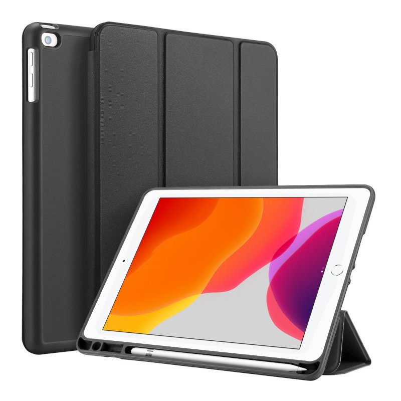 DUX DUCIS For iPad pro 7 10.2Inches 2019 PU Leather +TPU Back Shell Full Protective Case with Pen Holder 