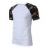 MrWonder Men Cotton Camouflage Short Sleeve Slim Fit Baseball T Shirt