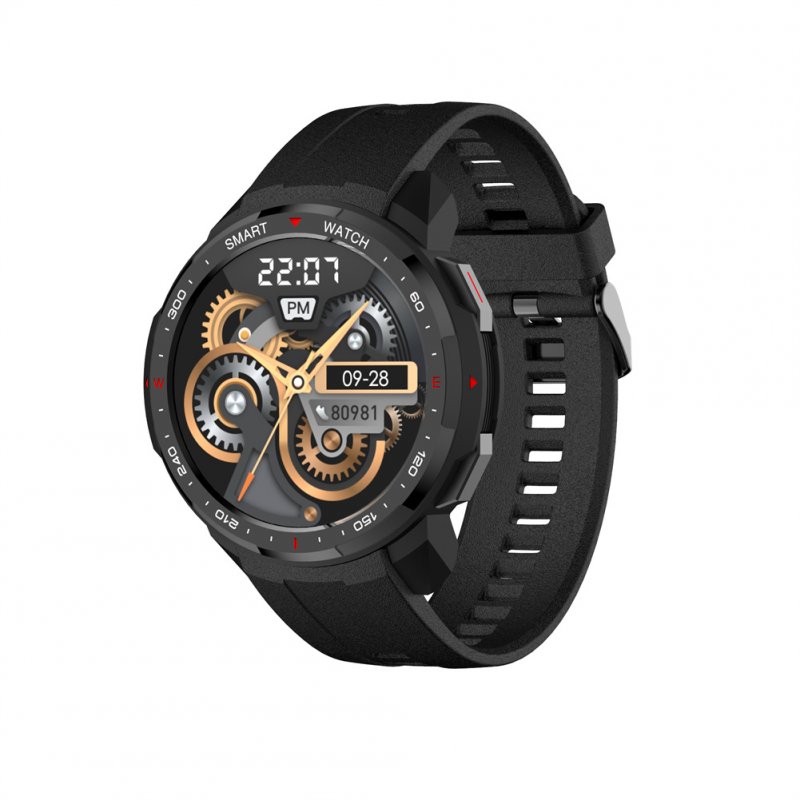 Mt12 Intelligent Watch Electronic Compass 8g Music Memory Recording Bluetooth-compatible Calling Sports Monitoring Bracelet black