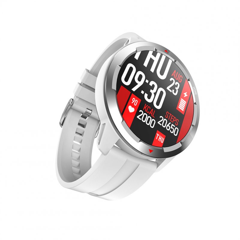 Mt13 Intelligent Watch 1.32 Inch 360x360 Hd Screen Bluetooth-compatible Calling Blood Oxygen Heart Rate Monitoring Waterproof Bracelet White