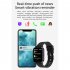 Mt28 Men Women Smart Watch 1 54 inch Large Full Touch screen Multi functional Sports Wristwatch Compatible For Ios Android White Silicone belt