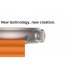 Mt30 Series 8 Smart Watch Wireless Charging 300ma Battery Gps Tracking Fitness Smartwatch Orange Rubber Strap