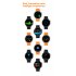Mt30 Series 8 Smart Watch Wireless Charging 300ma Battery Gps Tracking Fitness Smartwatch Orange Rubber Strap