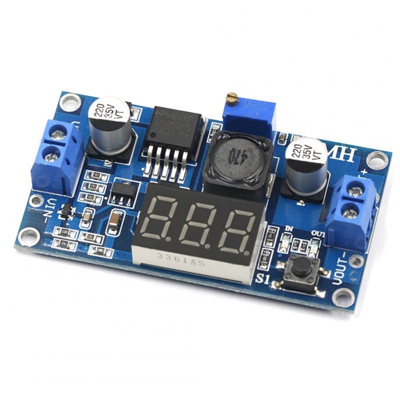Dc-dc Adjustable Power Supply Module with Voltmeter Display 2.5v~40v to 1.25v~37v Voltage Regulator Board