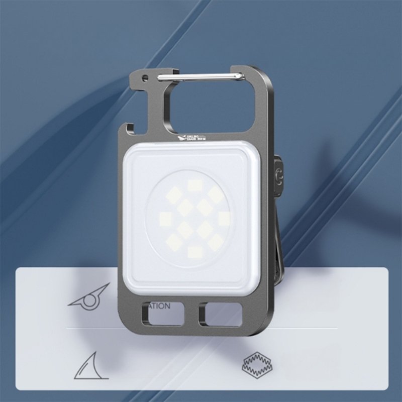 Portable Mini Work Lamp Aluminum Alloy Strong Magnetic Emergency Lamps Floodlight Outdoor Camping Light 