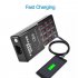 Multi 12 Port USB Charging Station Hub Desktop Wall Cell Phone Charger Organizer EU plug