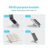 Multi Angle Adjustment PC Bracket Holder Rotating Laptop Stand Flexible with Turntable Attach Phone Bracket White  with turntable 