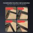 Multi Angle Measuring Ruler Tool  Carbon Steel High precision 90 Degree Right Angle Corner Measuring Ruler  Anti falling Device  For Engineer Carpenter Square r