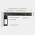 Multi Angle Measuring Ruler Tool  Carbon Steel High precision 90 Degree Right Angle Corner Measuring Ruler  Anti falling Device  For Engineer Carpenter Square r