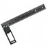 Multi Angle Measuring Ruler Tool  Carbon Steel High precision 90 Degree Right Angle Corner Measuring Ruler  Anti falling Device  For Engineer Carpenter Square r