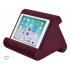 Multi Angle Pillow Tablet Read Holder Stand Foam Lap Rest Cushion for Pad Phone gray With net pocket