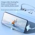 Multi Charging Cable 120W 6A Retractable Charging Cable Travel Accessories Compatible For Android IPhone Type C Devices red