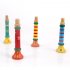 Multi Color Baby kids Wooden Whistling Music Toys Horn Trumpet Instruments musical infant learning music early education