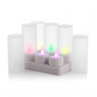 Multi Color LED Candles with Charging Dock  6x LED Candles  6x Candle Holders and Remote Control   These safe candles are now available in stock