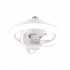 Multi Directional Ceiling Fan With Lights Modern Indoor Ceiling Fans Lamp Fixture Adjustable Wind Speeds RGB LED Fan E27 Lamp For Bedroom Living Room Dining Roo