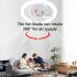 Multi Directional Ceiling Fan With Lights Modern Indoor Ceiling Fans Lamp Fixture Adjustable Wind Speeds RGB LED Fan E27 Lamp For Bedroom Living Room Dining Roo