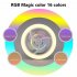 Multi Directional Ceiling Fan With Lights Modern Indoor Ceiling Fans Lamp Fixture Adjustable Wind Speeds RGB LED Fan E27 Lamp For Bedroom Living Room Dining Roo