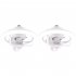 Multi Directional Ceiling Fan With Lights Modern Indoor Ceiling Fans Lamp Fixture Adjustable Wind Speeds RGB LED Fan E27 Lamp For Bedroom Living Room Dining Roo