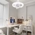 Multi Directional Ceiling Fan With Lights Modern Indoor Ceiling Fans Lamp Fixture Adjustable Wind Speeds RGB LED Fan E27 Lamp For Bedroom Living Room Dining Roo