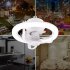 Multi Directional Ceiling Fan With Lights Modern Indoor Ceiling Fans Lamp Fixture Adjustable Wind Speeds RGB LED Fan E27 Lamp For Bedroom Living Room Dining Roo
