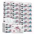 Multi Fold Embossing Toilet Paper 100 Sheets Tissue for Bathroom Home Resturant 1 bag