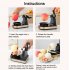 Multi Fruit Peeler Best Potato Peeler With Fruit Cutter Fork And Pad Spare Blade Anti Slip Sucker Base Stainless Steel Fruit And Vegetable Peeler For Potatoes 5