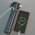 Multi Function Car Safety Hammer Flashlight Emergency Escape Tool With Window Breaker Seatbelt Cutter Tool black