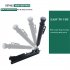 Multi Function Scribing Tool 3 in 1 Marking Tool Heavy duty Scribing Ruler Line Measuring Hand Tools For Woodworking Construction Leather Work Black plastic mod