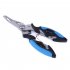 Multi Functional Lightweight Stainless Steel Fishing Plier Hook Remover Tool blue as shown