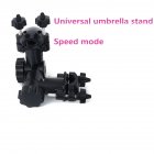 Multi Purpose Universal Umbrella Stand Fishing Chair Barbette Accessories Quick Adjustment Umbrella Support black