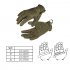 Multi Purpose Work Gloves Flexible Grip Anti slip Touchscreen Elastic Band Design Safety Gloves For Men Women Army Green S