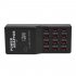 Multi USB Charger 2 Ports Wall Desktop Charge Power Adapter Black UK Plug