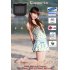 Multi connector solar battery charger for cellphones iPhone  including  Motorola  LG  Nokia  Samsung  Sony Ericsson  and any media player that uses a mini USB p