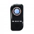 Multi funcion Camera Search Detector Hotel Monitoring Anti sneak Detector Burglar Alarm Compass Navigation black