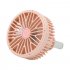 Multi function Electric Fan Air Outlet Powerful Cooling Car  7691 pink