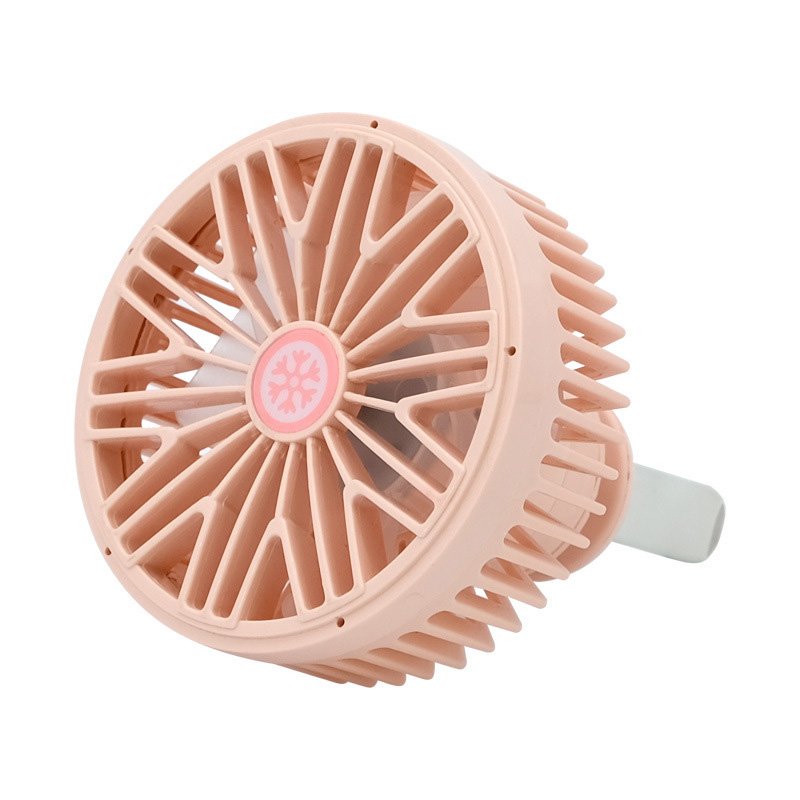 Multi-function Electric Fan Air Outlet Powerful Cooling Car  7691 pink